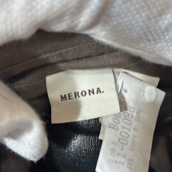 Merona Women's Brown linen suit - Picture 3 of 7